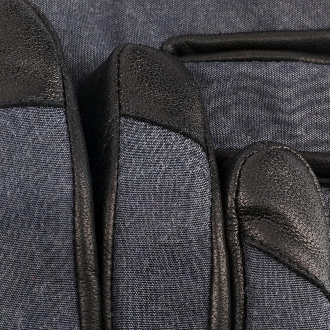 Stetson Nappa Waxed Cotton Lederhandschuhe Herren - Handgefertigt - Handinnenfläche aus 100% Nappale