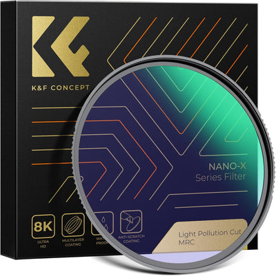 K&F Concept Nano-X 77mm Natural Night Filter Astroklar Nachtlicht Light Pollution Filter für Nachtau