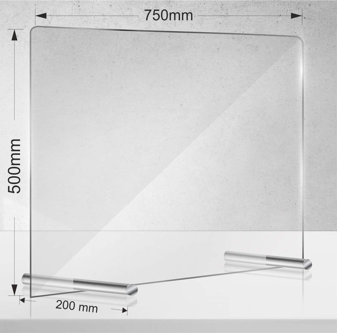 Manschin Laserdesign Spuckschutz aus Plexiglas Acrylglas Schutzwand Hustenschutz Niesschutz Thekenau