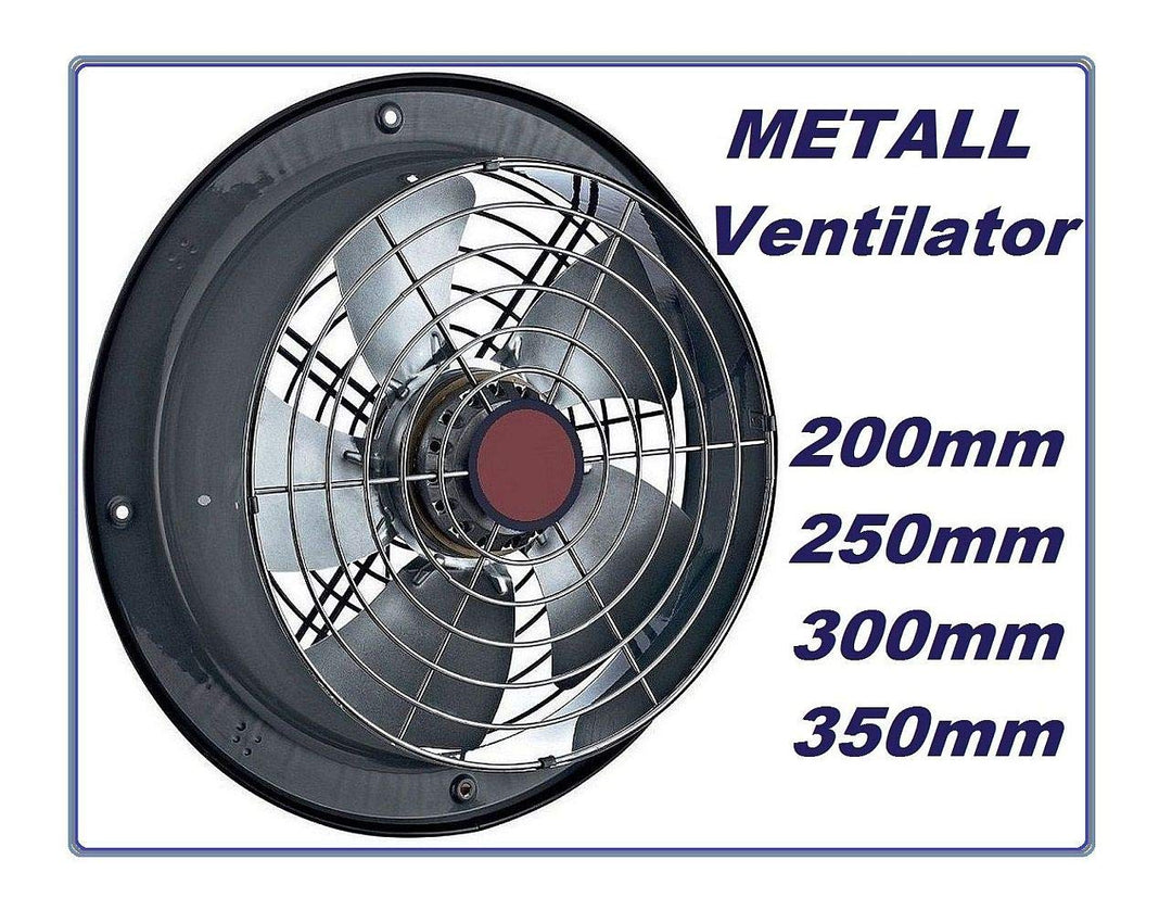 Uzman-Versand 250 mm Wandventilator Axialventilator Wand Lüfter/Gebläse/Ventilator