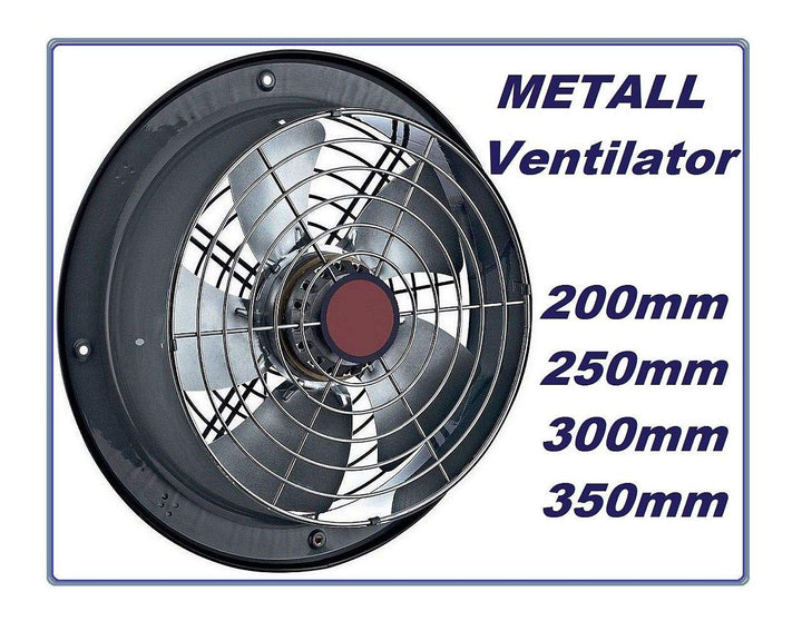 Uzman-Versand 250 mm Wandventilator Axialventilator Wand Lüfter/Gebläse/Ventilator