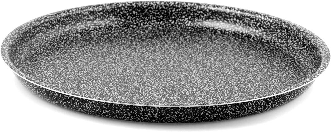 Home Stone Runde Pizzaform, Antihaft, Stein, Anthrazit, 36 cm
