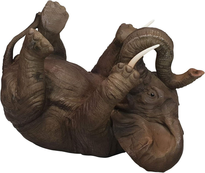 Flaschenhalter Weinflaschenhalter durstiger Elefant Figur Skulptur lustige Deko Glückelefant