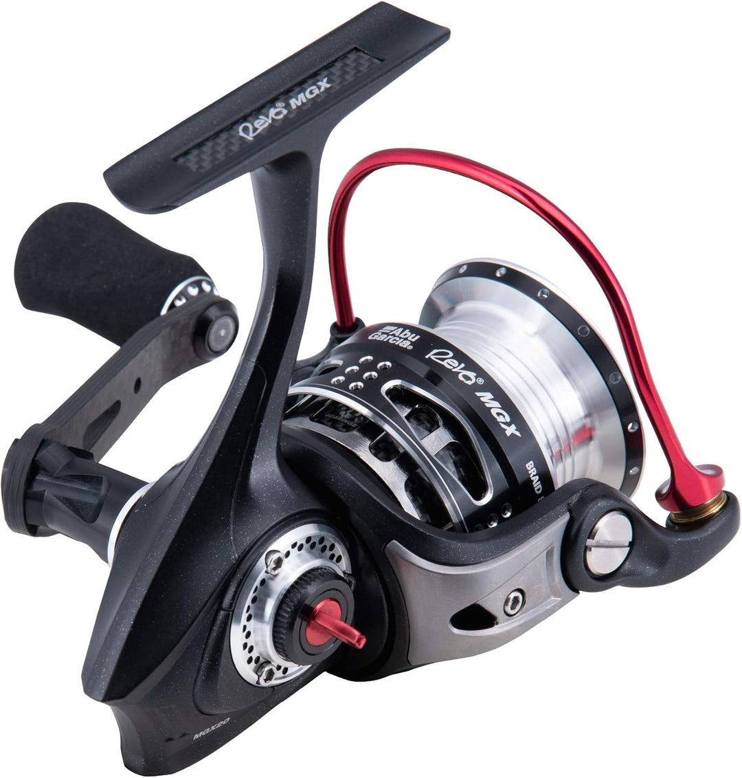 Abu Garcia Revo MGX Spinnrolle – 11 Kugellager, Carbon-Matrix-Bremse, Drop Shot Keeper – Zum Süsswas