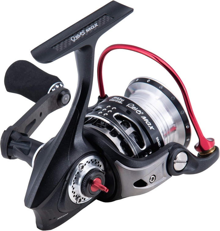 Abu Garcia Revo MGX Spinnrolle – 11 Kugellager, Carbon-Matrix-Bremse, Drop Shot Keeper – Zum Süsswas