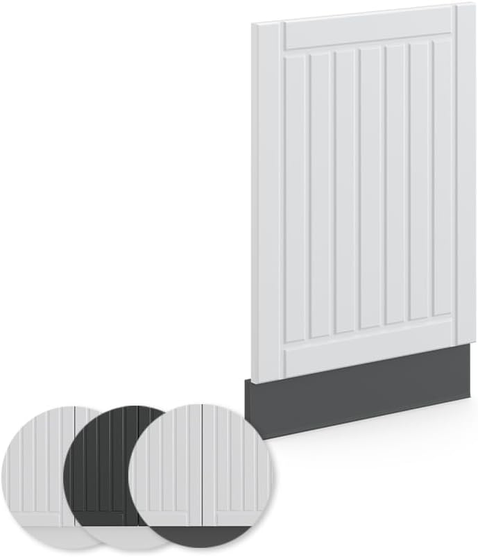 Vicco Frontblende R-Line, Anthrazit/Weiss, 45 cm ohne Arbeitsplatte