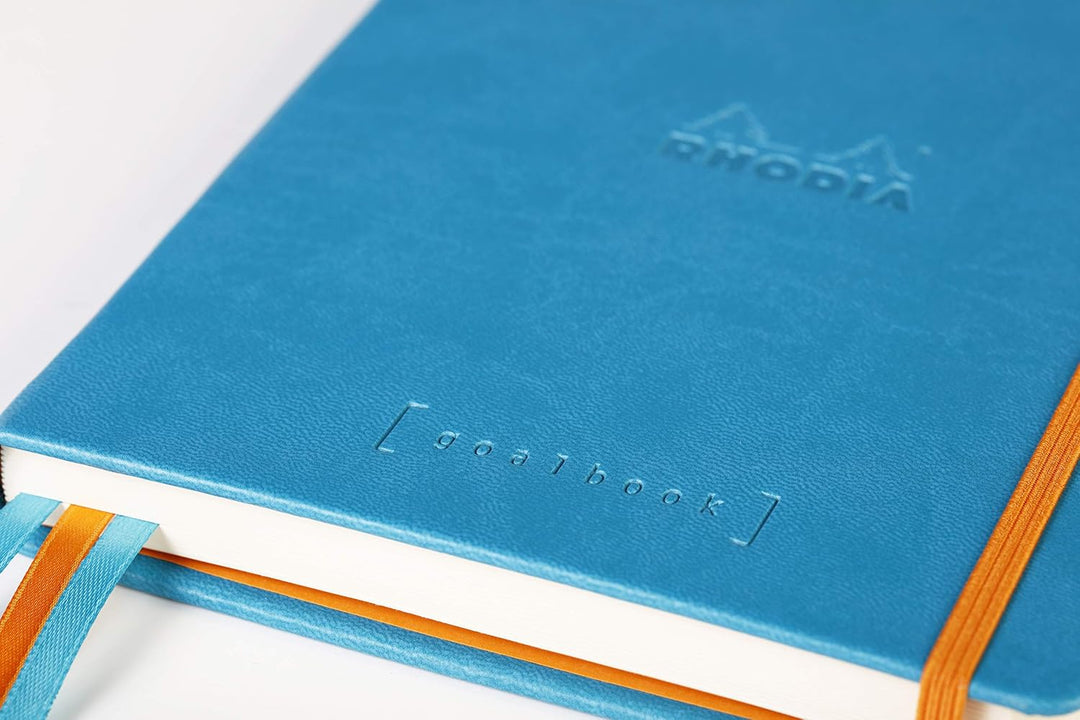 Rhodia 118576C Notizheft Goalbook (DIN A5, 14,8 x 21 cm, Dot, praktisch und trendige, mit festem Dec