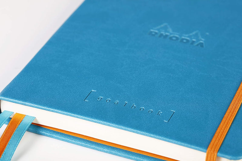 Rhodia 118576C Notizheft Goalbook (DIN A5, 14,8 x 21 cm, Dot, praktisch und trendige, mit festem Dec