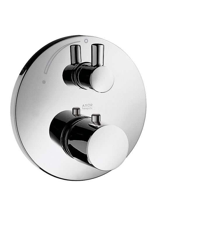 AXOR Uno Unterputz Thermostat mit Absperrventil, Chrom 1 Verbraucher mit Absperrventil, 1 Verbrauche