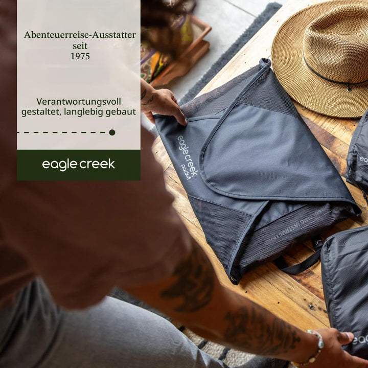 eagle creek Pack-it Kleidermappe Med Large Schwarz, Large Schwarz