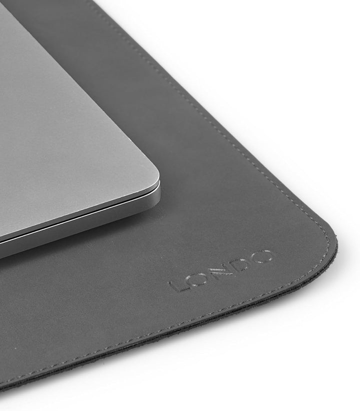 Londo Mauspad aus PU-Leder – Schreibtischunterlage für Tastatur und Maus, grosse Schreibtischunterla