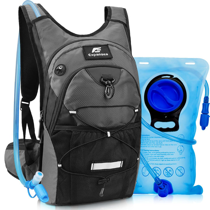 Trinkrucksack mit Trinkblase 3L BPA-Frei, Wasserdichter Outdoor-Rucksack, Rucksack mit Trinksystem,