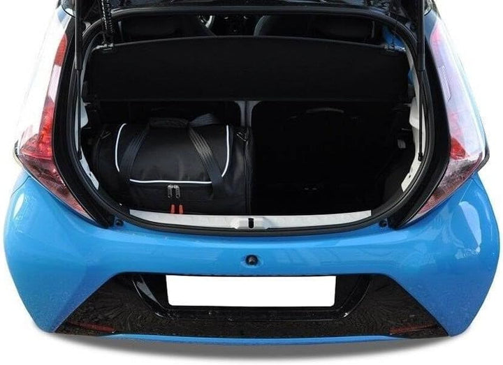 KJUST Dedizierte Kofferraumtaschen 2 STK kompatibel mit Toyota AYGO II 2014-2021