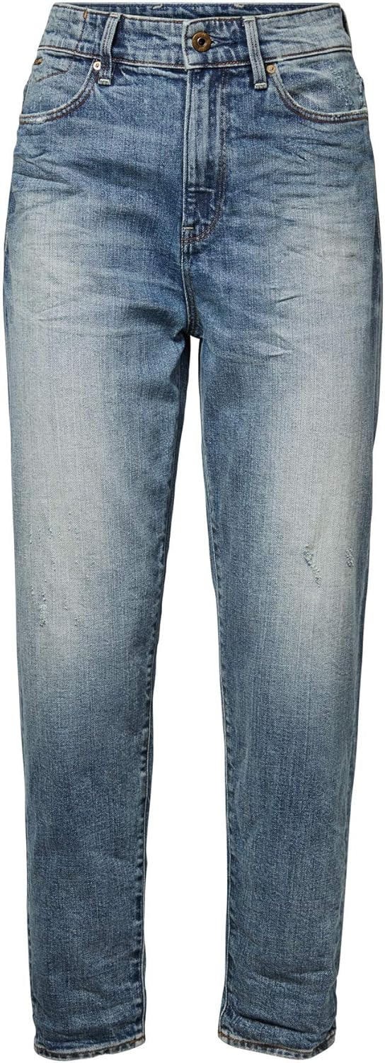 G-STAR Damen Janeh Ultra High Waist Mom Ankle Jeans 23W / 30L Blau (Vintage Sailor Blue D16083-b767-