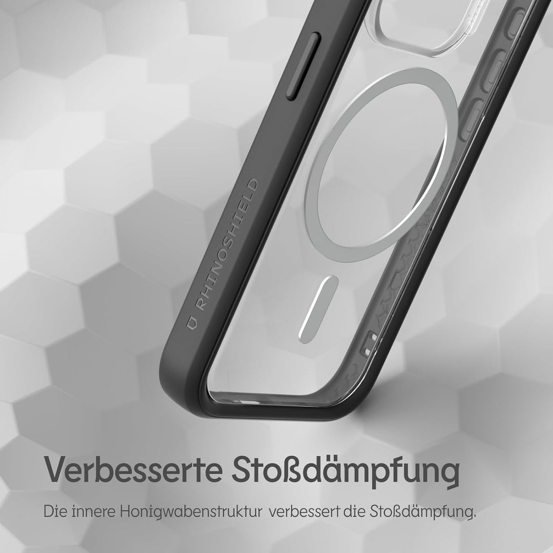 RhinoShield Modulares Case kompatibel mit MagSafe für [iPhone 15 Pro] | Mod NX - Überragender Magnet