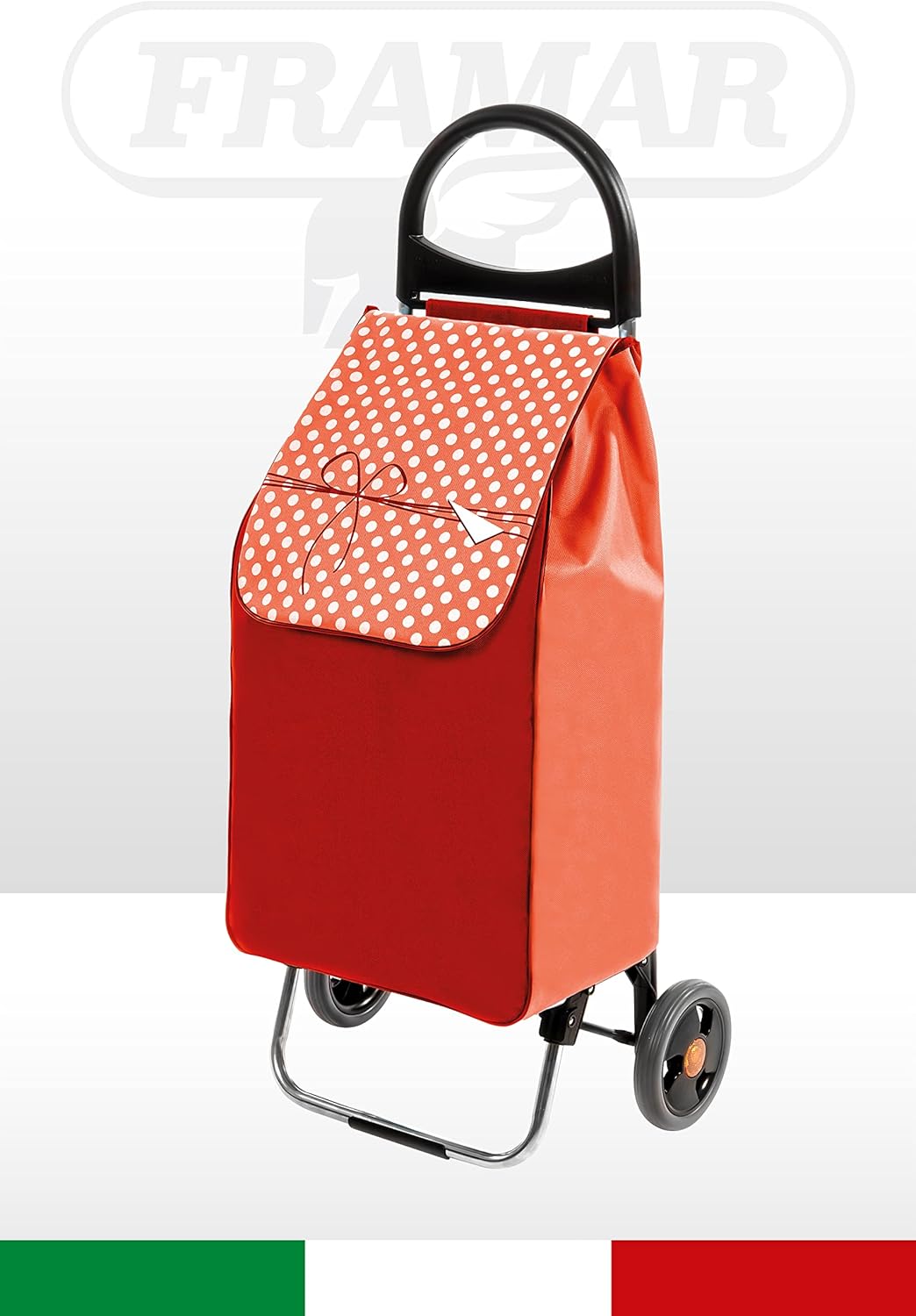 FRAMAR Casual Einkaufswagen 2 Räder mit wasserdichter Tasche