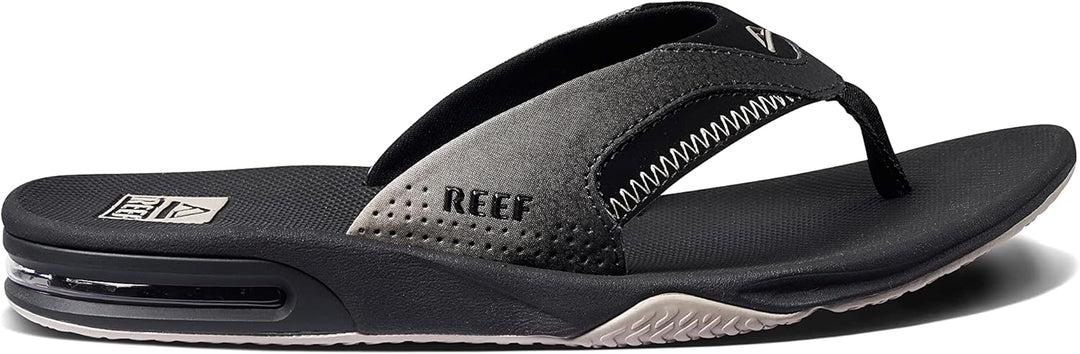 Reef Herren Fanning Zehentrenner 40 EU Black Taupe Fade Cj0393, 40 EU Black Taupe Fade Cj0393