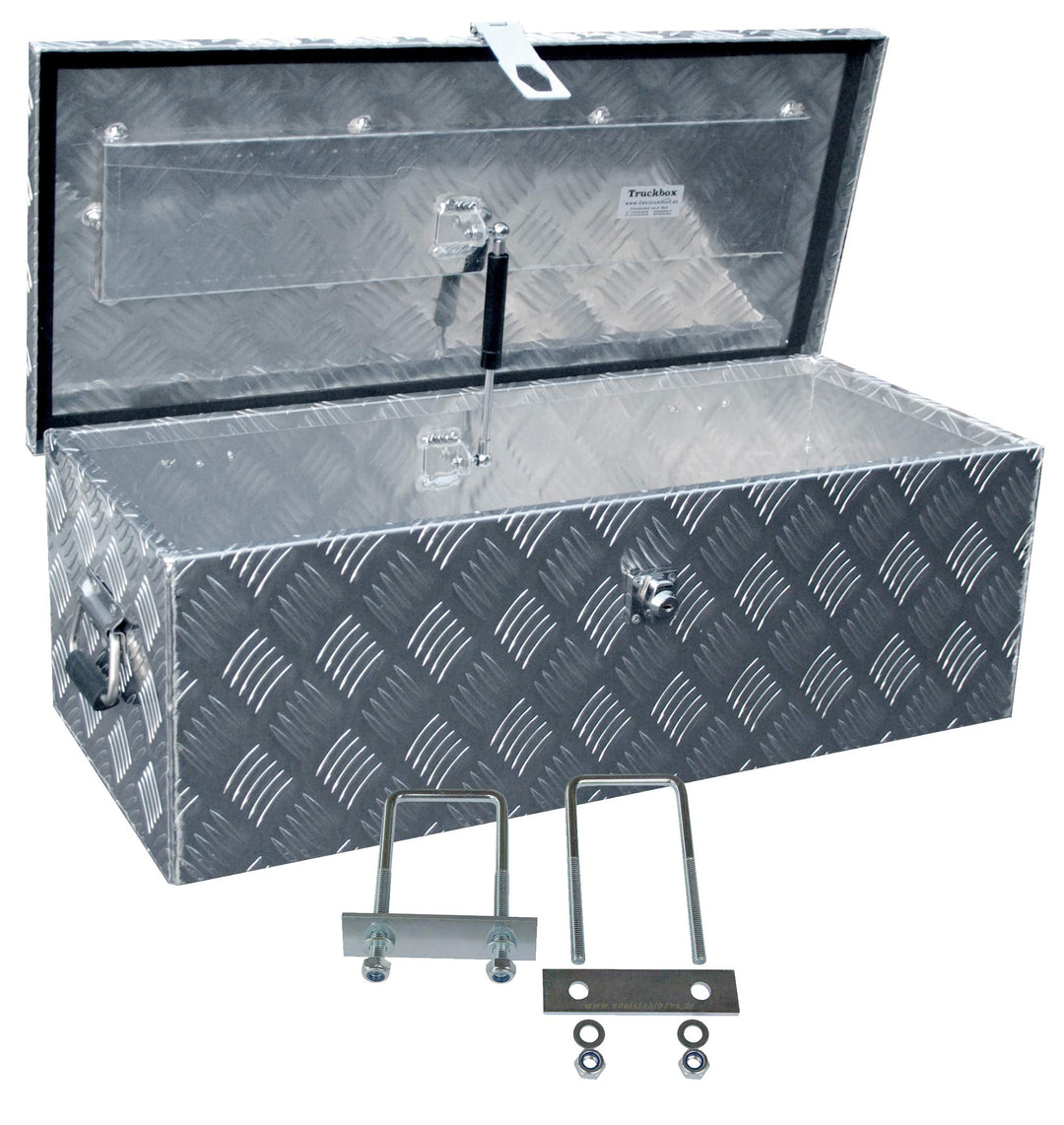 Truckbox D055 inkl. MON4002 Edelstahlhaus Werkzeugkasten, Deichselbox, Transportbox, Alubox, Alukoff