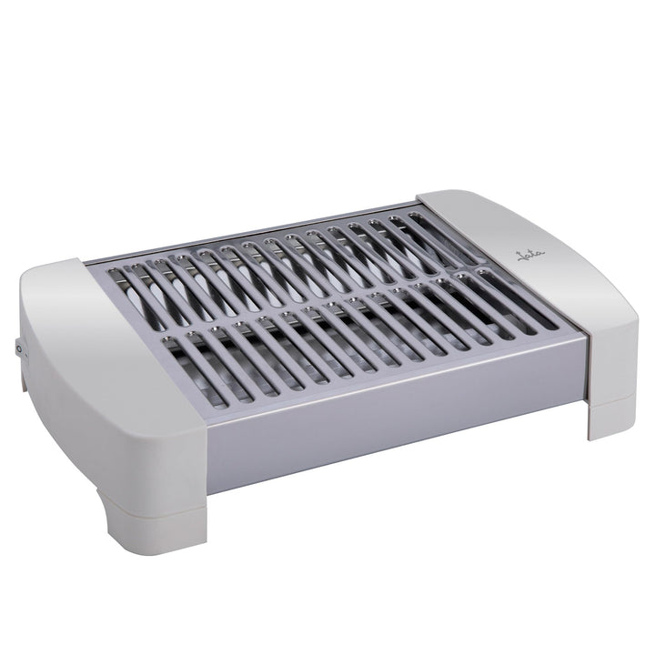 Jata JETT0201 Small Horizontal Toaster with 2 Quartz Resistors, Removable Crumb Drawer, 300 W, Easy