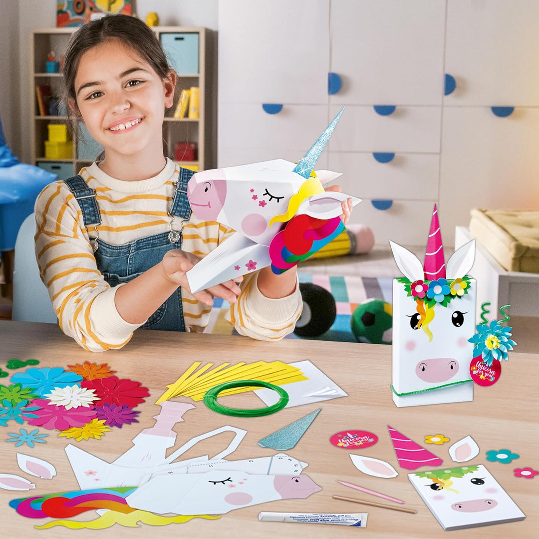 Ravensburger 23541 BeCreative Paper Art Einhörner, DIY für Kinder ab 6 Jahren