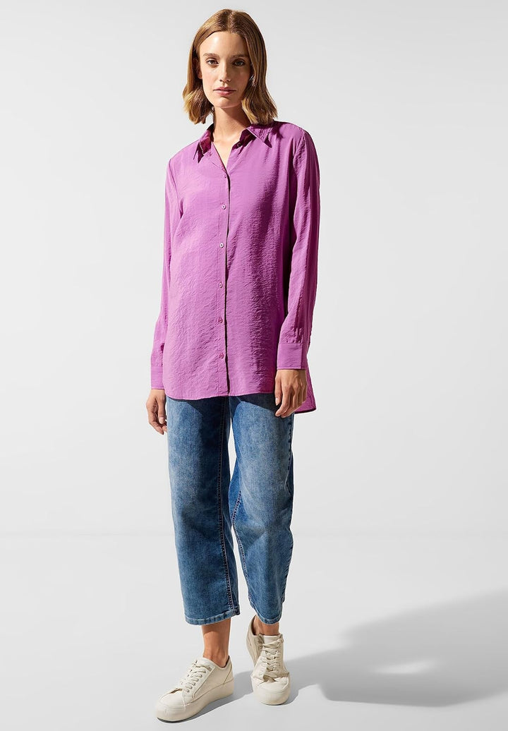 Street One Damen Hemdbluse 34 Meta Lilac, 34 Meta Lilac