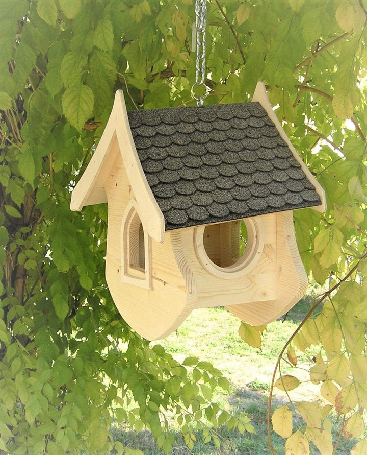 Vogelhaus Liselle Bausatz grau Manufaktur Martinshof Höhe ca.: 40,00 cm Breite ca.: 33,00 cm Tiefe c