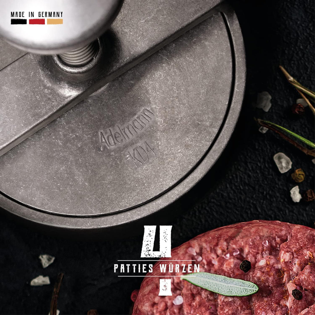 professional XL Burger Press | non-stick coating | 4.9 Inch Hamburger Patty Maker | for perfect Patt