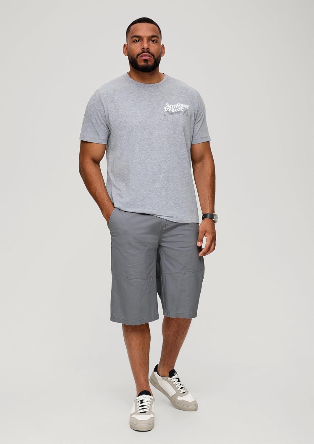 s.Oliver Herren Bermuda 38 Grosse Grössen Grau, 38 Grosse Grössen Grau