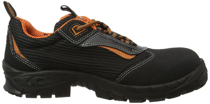 Cofra 13000-000.W42 AEGIR S1 P ESD SRC Sicherheitsschuhe, Schwarz/Orange, Grösse 42 42 EU, 42 EU