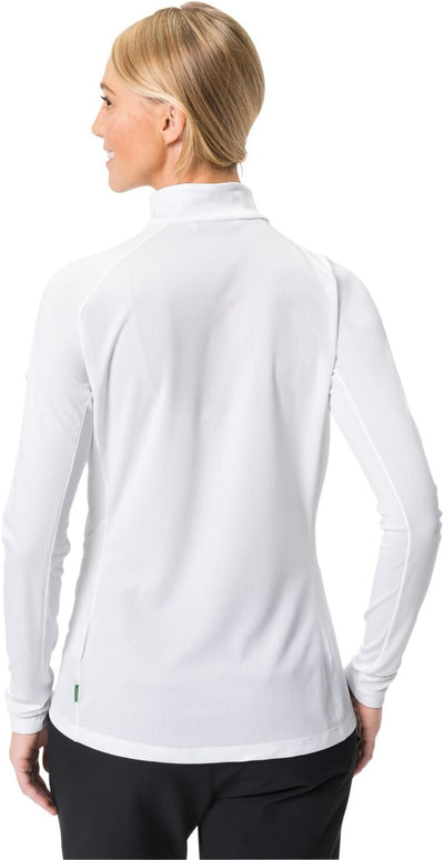 VAUDE Women's Larice Light Shirt II - Langarmshirt Damen - Funktionsshirt Damen 34 White Uni, 34 Whi