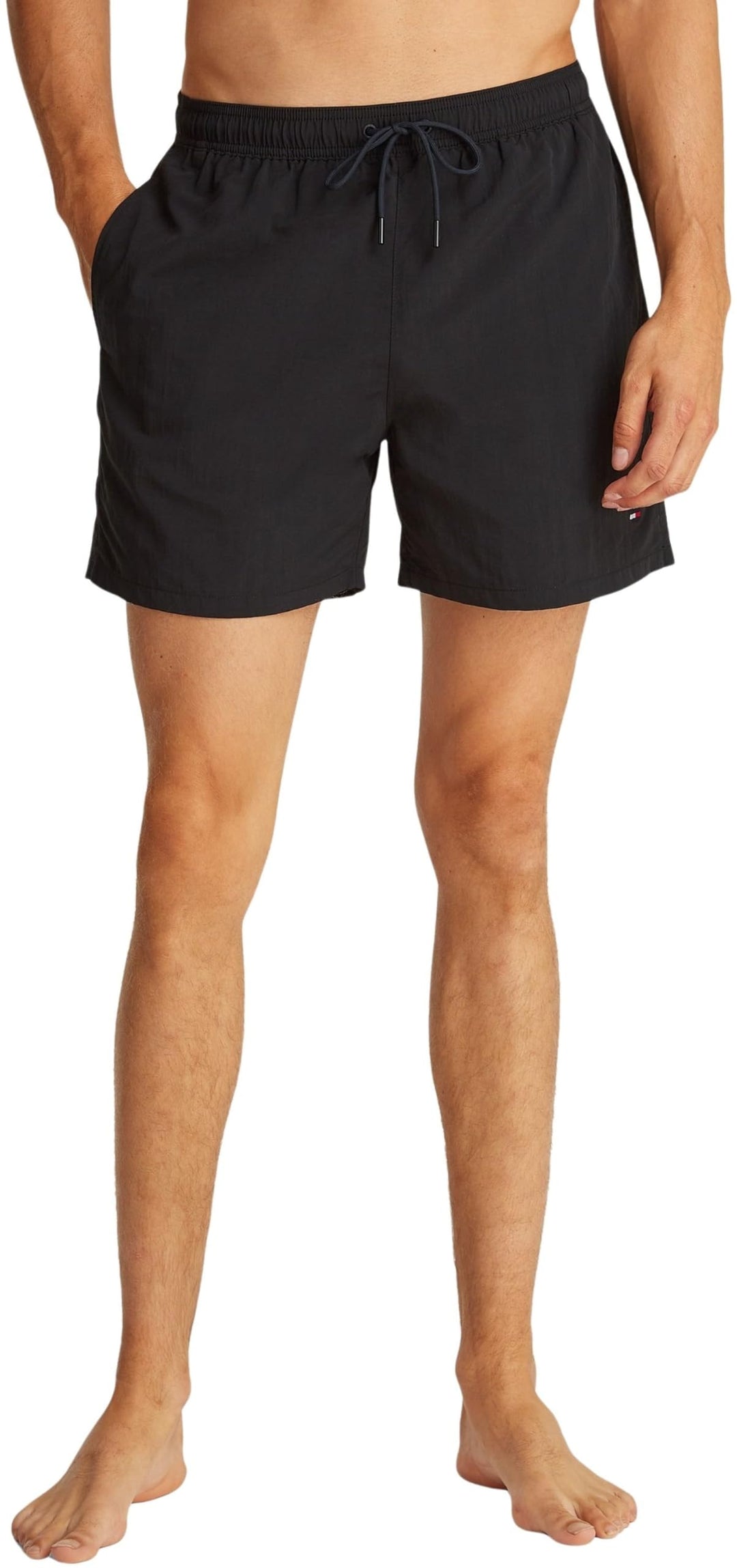 Tommy Hilfiger Bodeshorts Gummibund Tunnelzug Logo dunkelblau XS Black (Black), XS Black (Black)