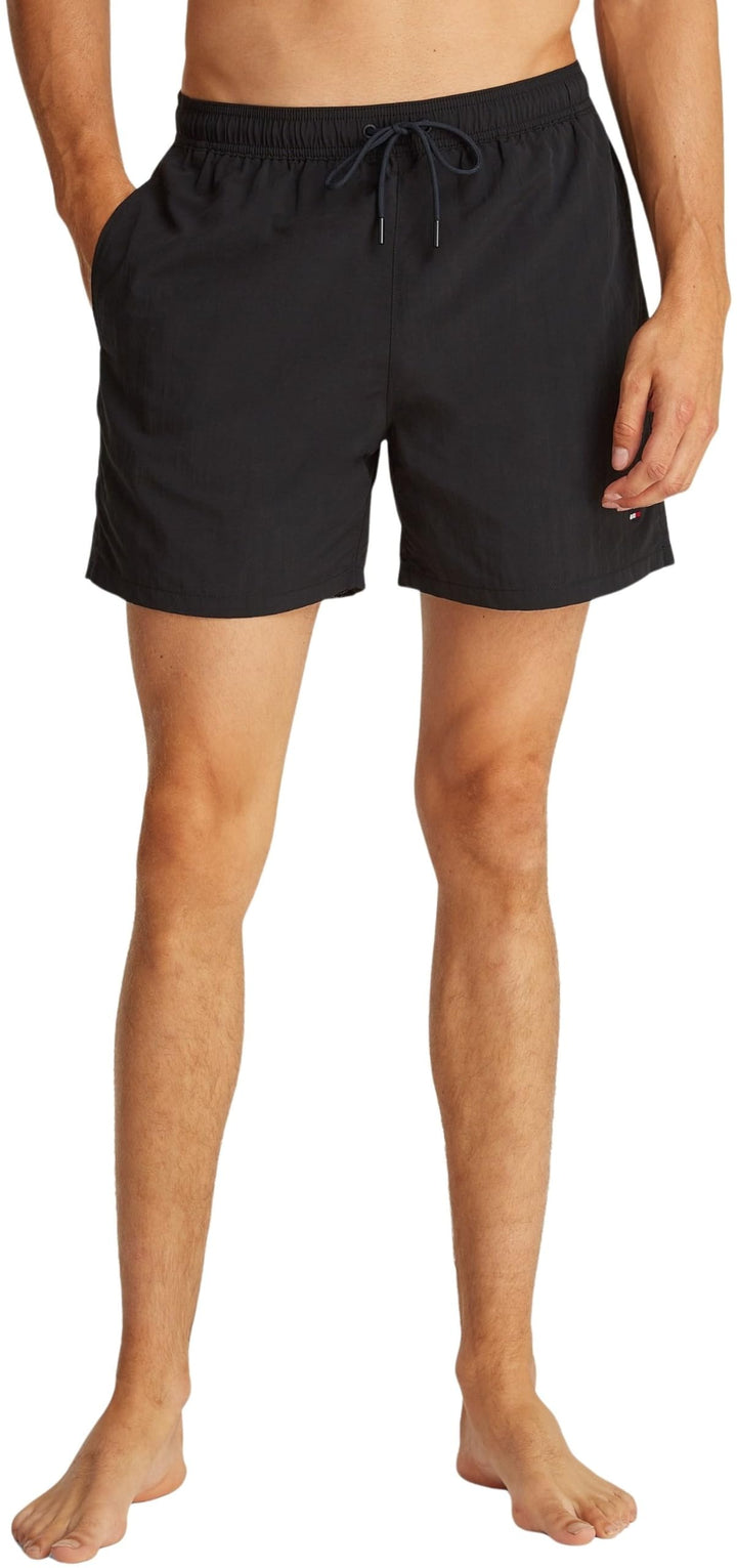 Tommy Hilfiger Bodeshorts Gummibund Tunnelzug Logo dunkelblau XS Black (Black), XS Black (Black)