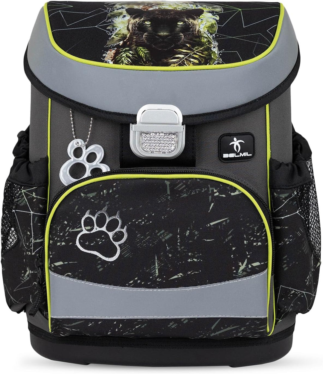 Belmil Mini-Fit Schulranzen Set 4 -teilig (405-33/AG/S) (Black Panther), Black Panther