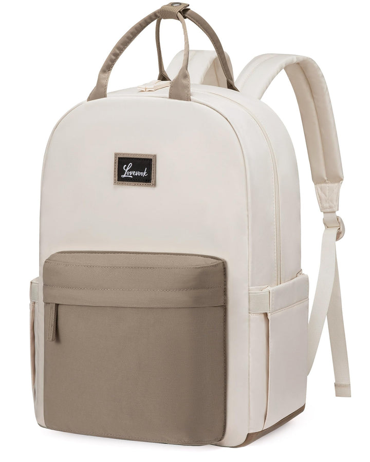 LOVEVOOK Rucksack Damen, Laptop Schulrucksack Teenager Schultasche Mädchen 15.6 Zoll Backpack Women