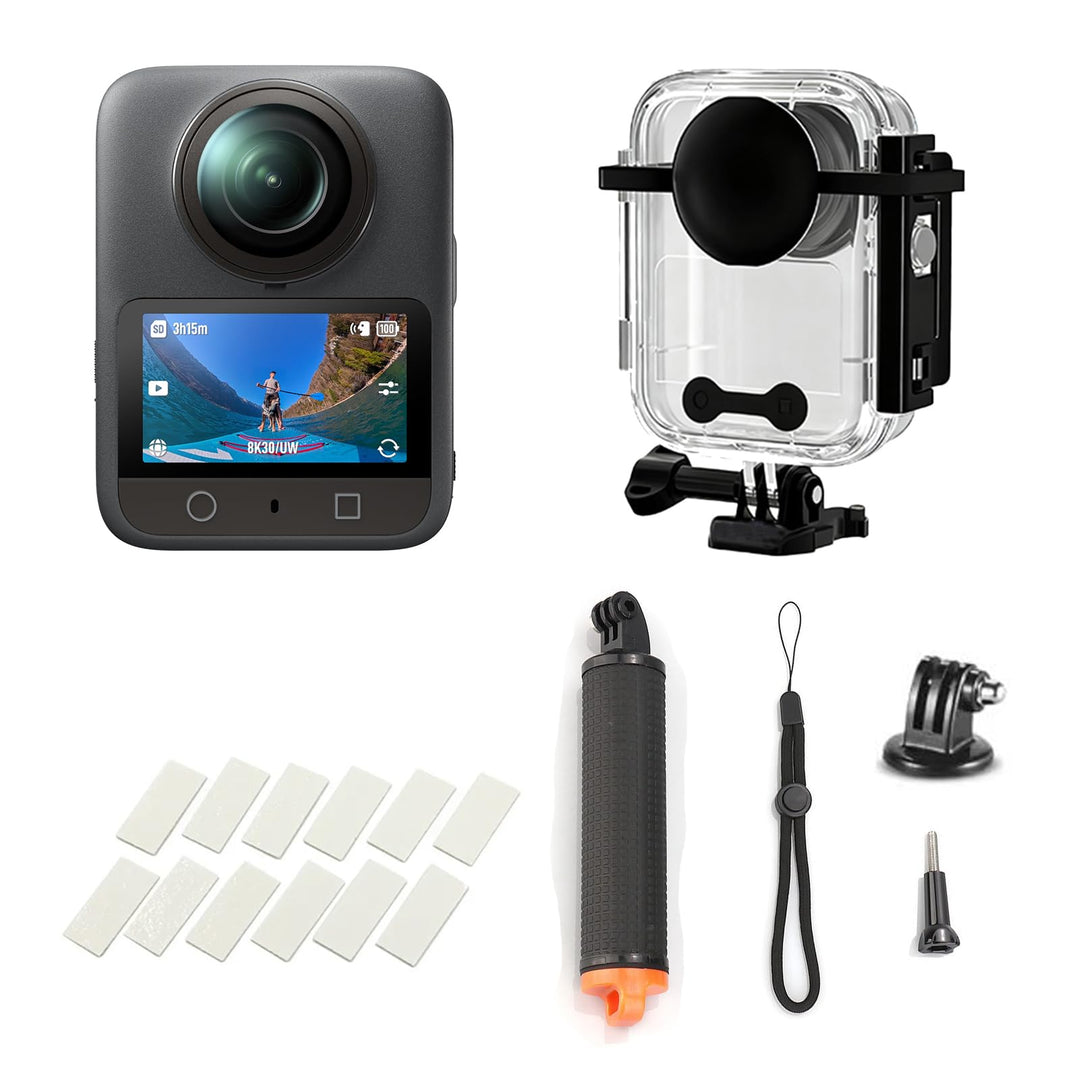 DJI Osmo 360 Standard Combo mit Wassersportkit, 8K 360° Kamera mit 1-Zoll Sensor, Wasserfestes Case,