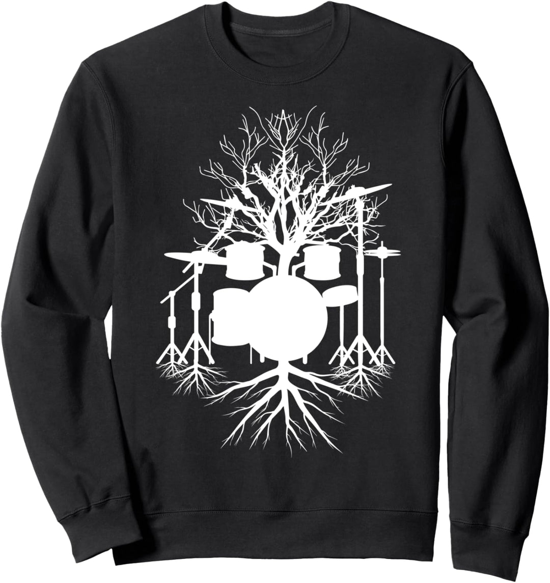 DRUMMER ROOTS Schlagzeug Schlagzeuger Sweatshirt
