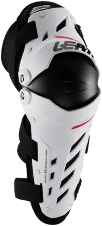Leatt Kids Knie-/Schienbeinschützer Dual Axis Weiss Schwarz Kids, Schwarz Kids