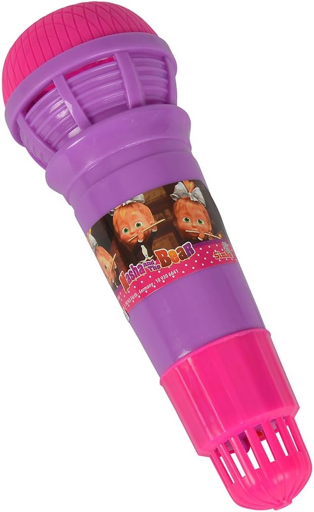Simba 109306641 - Mascha und der Bär Echomikrofon 24cm, 2-sort.