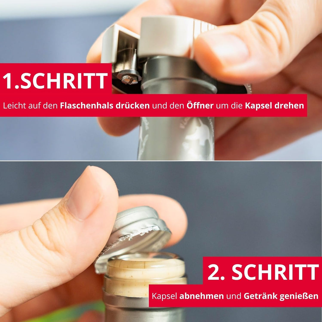 Westmark Kapselschneider, Monopol Edition, Zink-Druckguss, Mondo, Edelmattiert, 62963380, Mondo