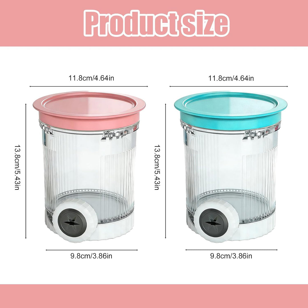 2 Stück Behälter Kompatibel mit Ninja Swirl CREAM: Tubs Zubehör für die Ninja Creami NC701 NC700, Zu