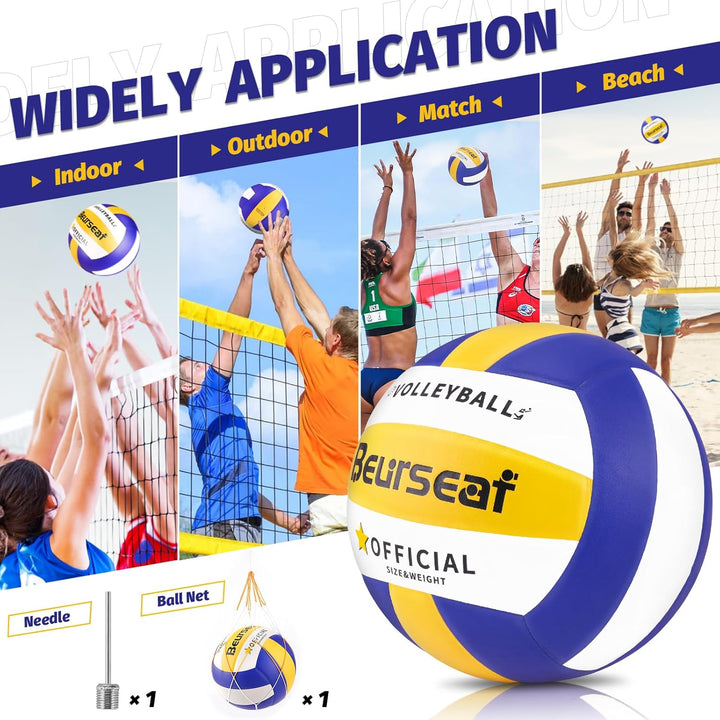 Volleyball, Soft Touch Beach Volleyball, Sports Volleyball, offizielle Grösse 5 Indoor &amp; Outdoor Vol