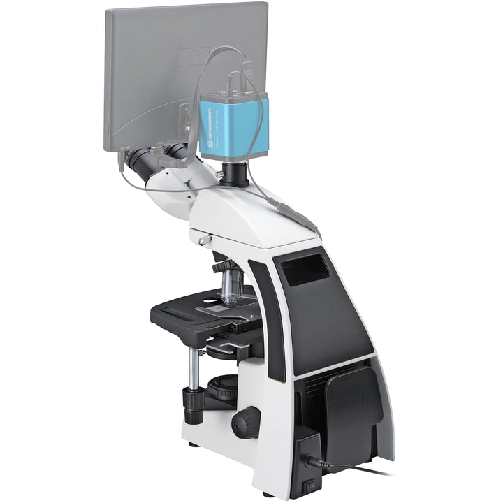 Bresser professionelles trinokulares Durchlicht Mikroskop Science Infinity 40-1000x Vergrösserung, p