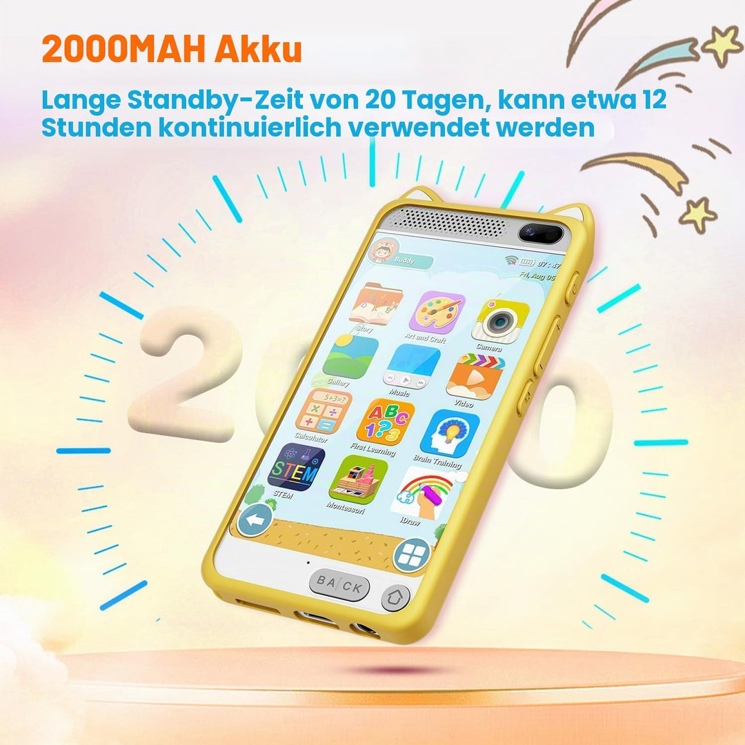 Kinderhandy Spielzeug 3.97 Zoll Touchscreen Pretend Smartphone, Kinder Smart Phone Weihnachts- und G