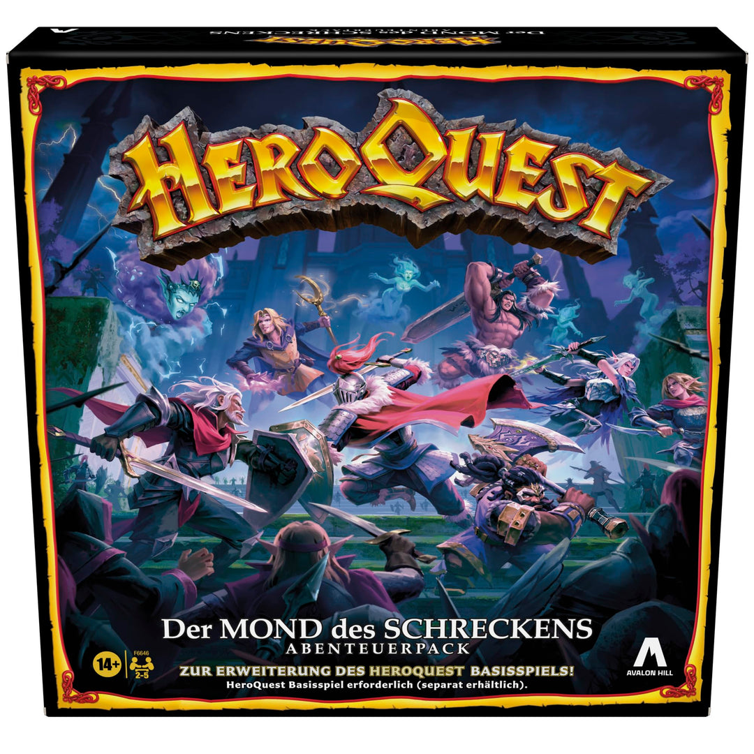 AVALON HILL HeroQuest Der Mond des Schreckens Abenteuerpack, HeroQuest Basisspiel erforderlich, Roll