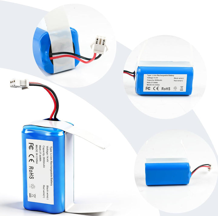 Eufy RoboVac 11S 12 15C G10 G20 G30 Akku Ecovacs N79 Tesvor 2600mAh