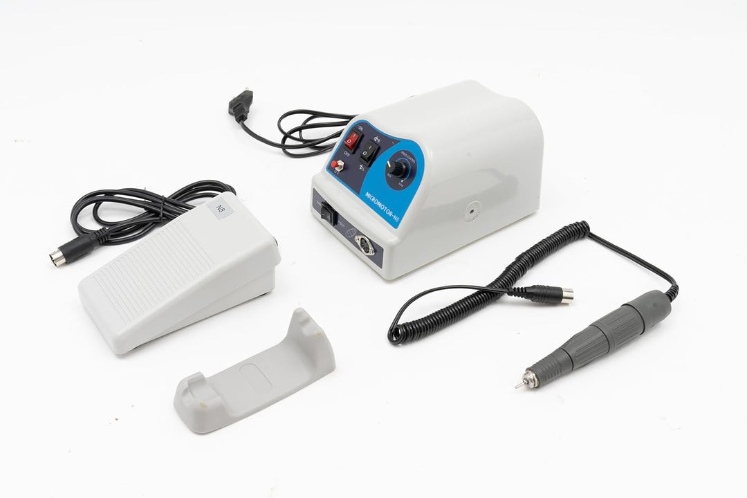 60W 45000rpm Laborschmuck-Mikromotor Fusspedal Steuerung Elektro Micromotor Poliermaschine Manuelle