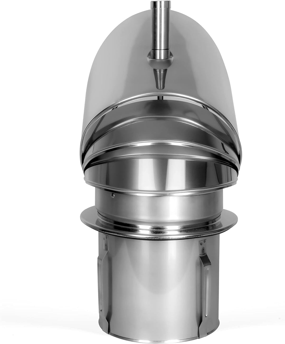 Rotowent Dragon 150/200/250 Kamin Schornstein Regenhaube Luftstrom Edelstahl 150 mm (6