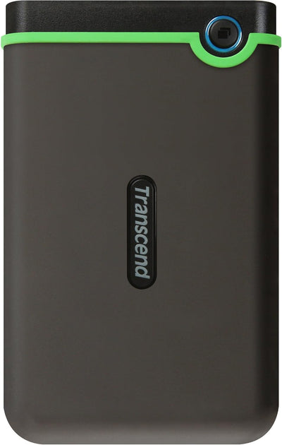 Transcend 2TB USB 3.1 Gen 1 StoreJet 25M3S Rugged External Hard Drive TS2TSJ25M3S grau - grün 2TB Si