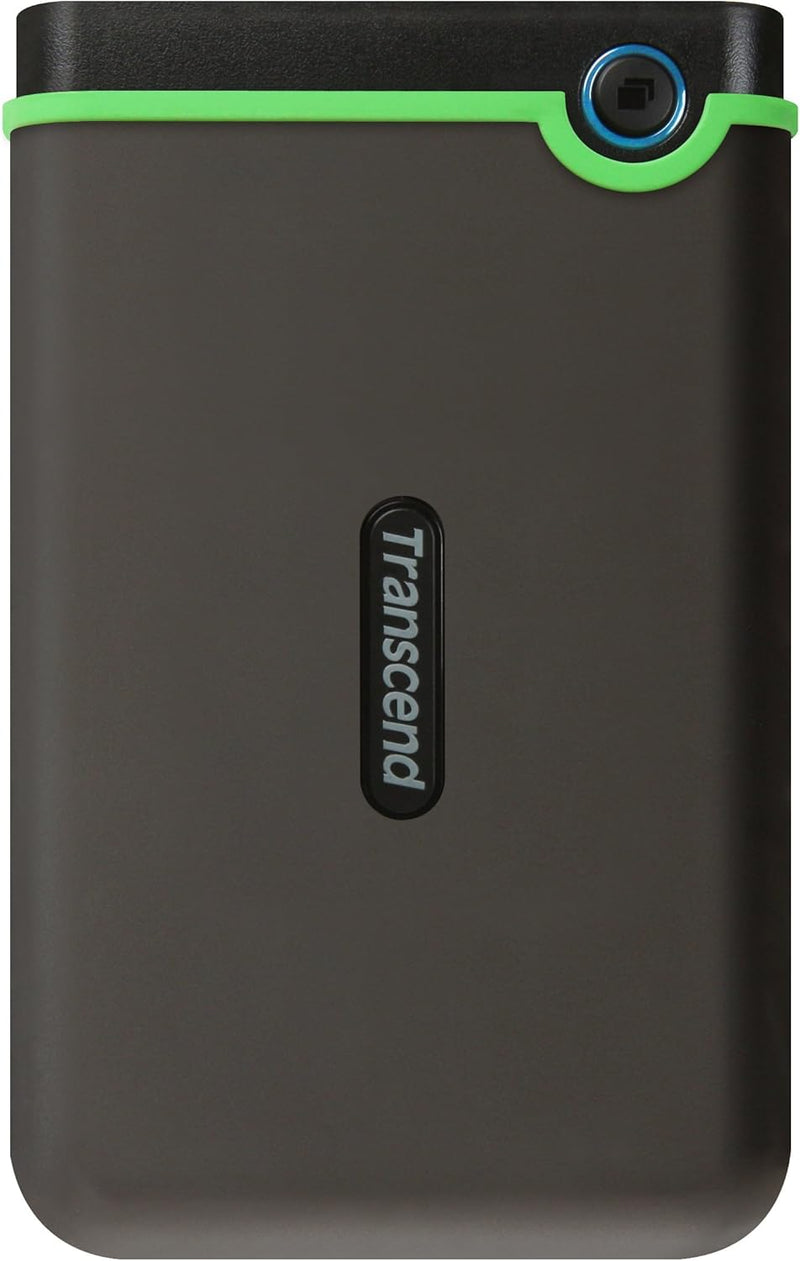 Transcend 2TB USB 3.1 Gen 1 StoreJet 25M3S Rugged External Hard Drive TS2TSJ25M3S grau - grün 2TB Si
