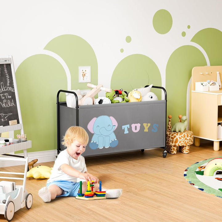 GRANNY SAYS Spielzeugkiste mit Rollen, Extra Gross Spielkisten Aufbewahrung Kinder, Spielzeug Aufbew